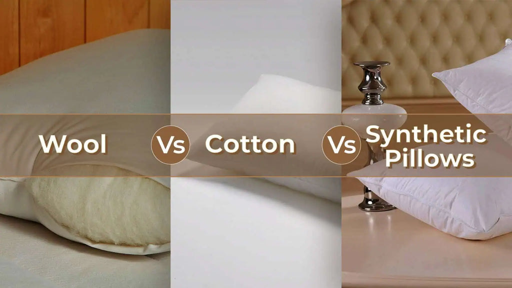Wool vs Cotton vs Synthetic Pillows