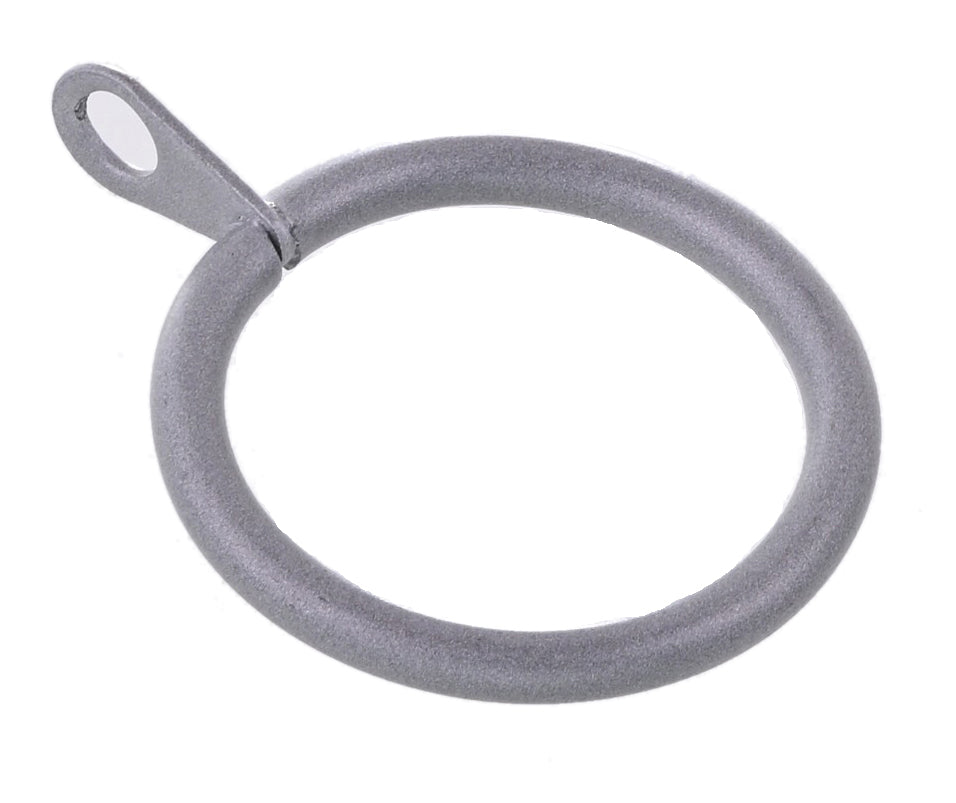 19 mm Curtain Rings Premium Quality Rings Metal with Inserts - Matt Si