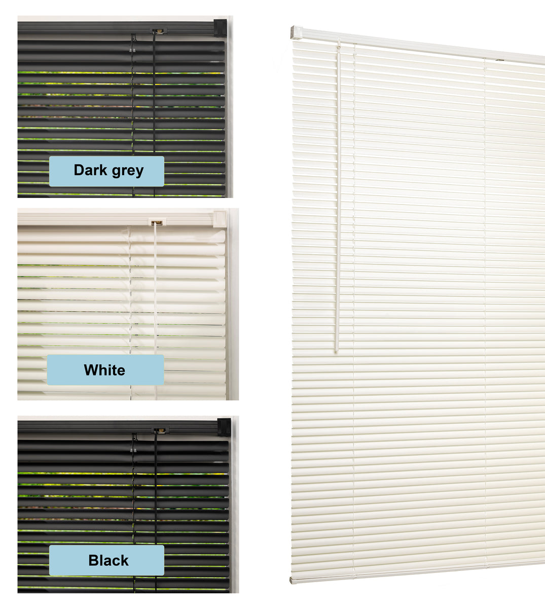 25mm PVC Roller Blinds Windows Blind White