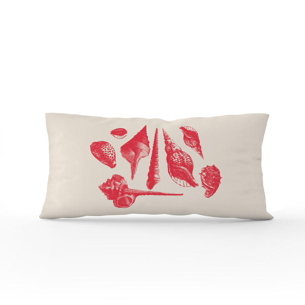 Red rectangle sales cushion