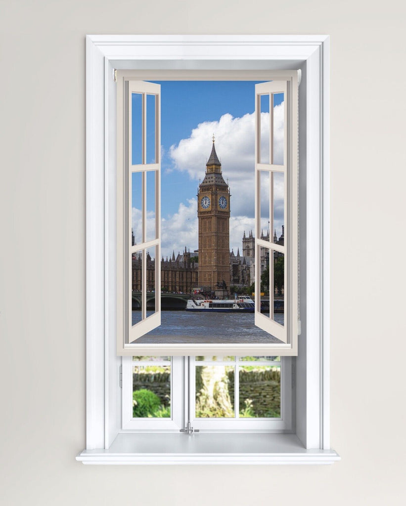 Window Bleend Blackout Roller Blind London Window Scene Windows Blinds Sizes