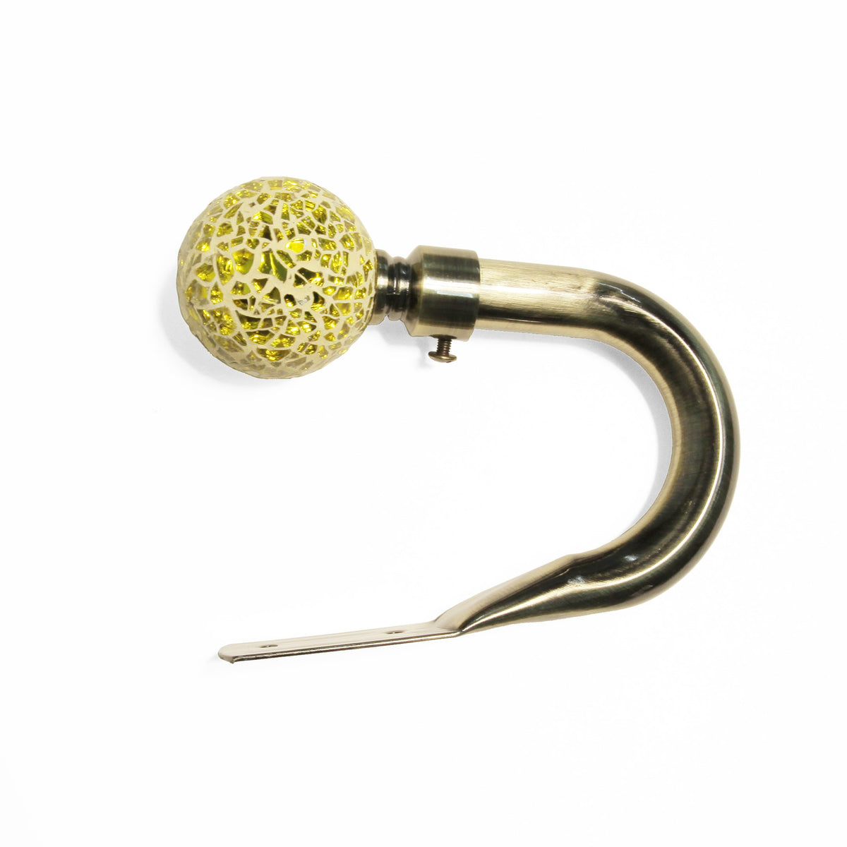 Lister Cartwright Glamour Crackle Metal Curtain Holdbacks Pair 3 Colou